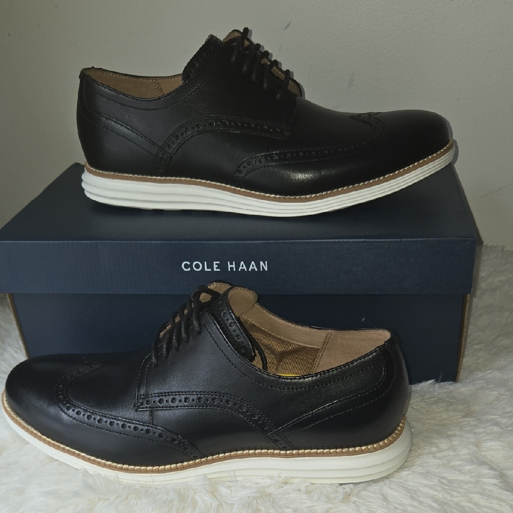Men's Cole Haan Original Grand Shortwing Brogue Oxford Shoes  Size: US 11